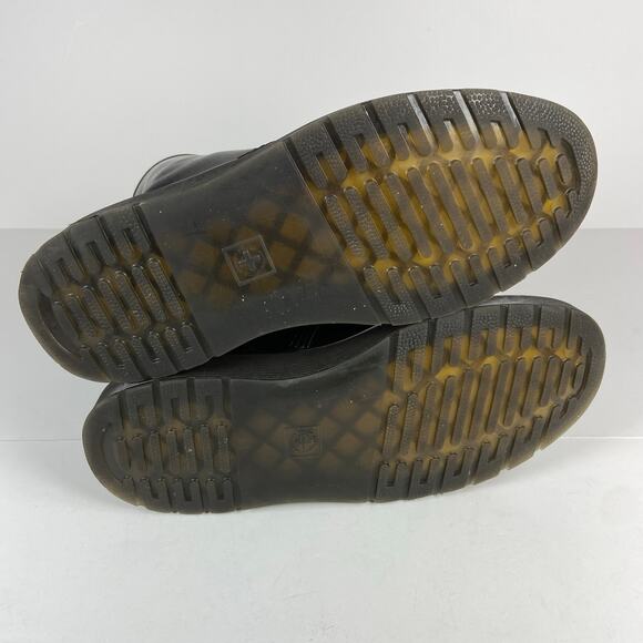 Dr Martens Zabala Black Leather Lace Up Combat Boots Women's Size 7 - Picture 10 of 10